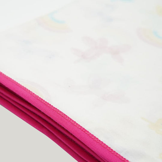 Soft Breathable Newborn Bamboo Viscose Blanket Swaddle Rainbow Print-2315580169