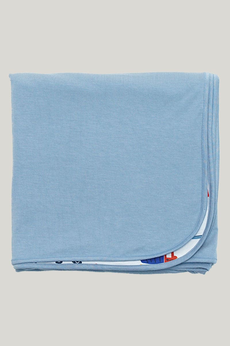 Double-Layer Skin-Friendly Soft Bamboo Viscose Baby Blanket Swaddle Excavator Pattern-2416340019