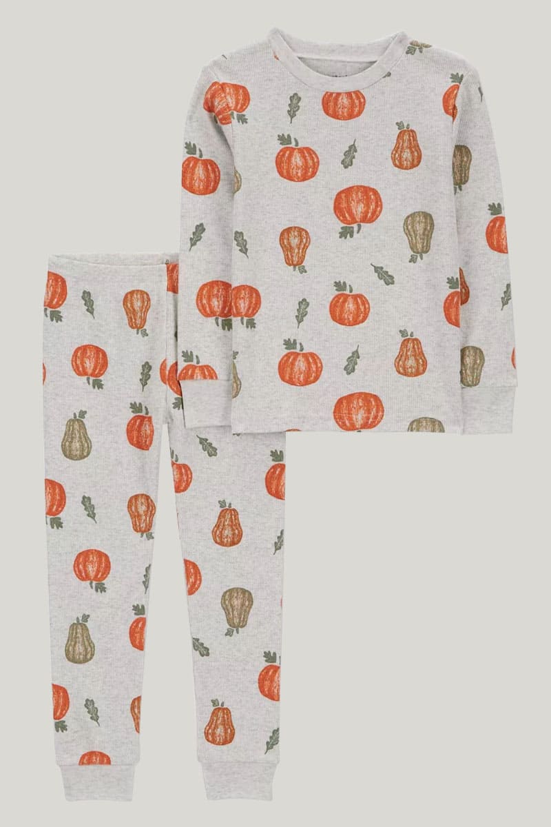 Children's Halloween pajamas 2-piece set,