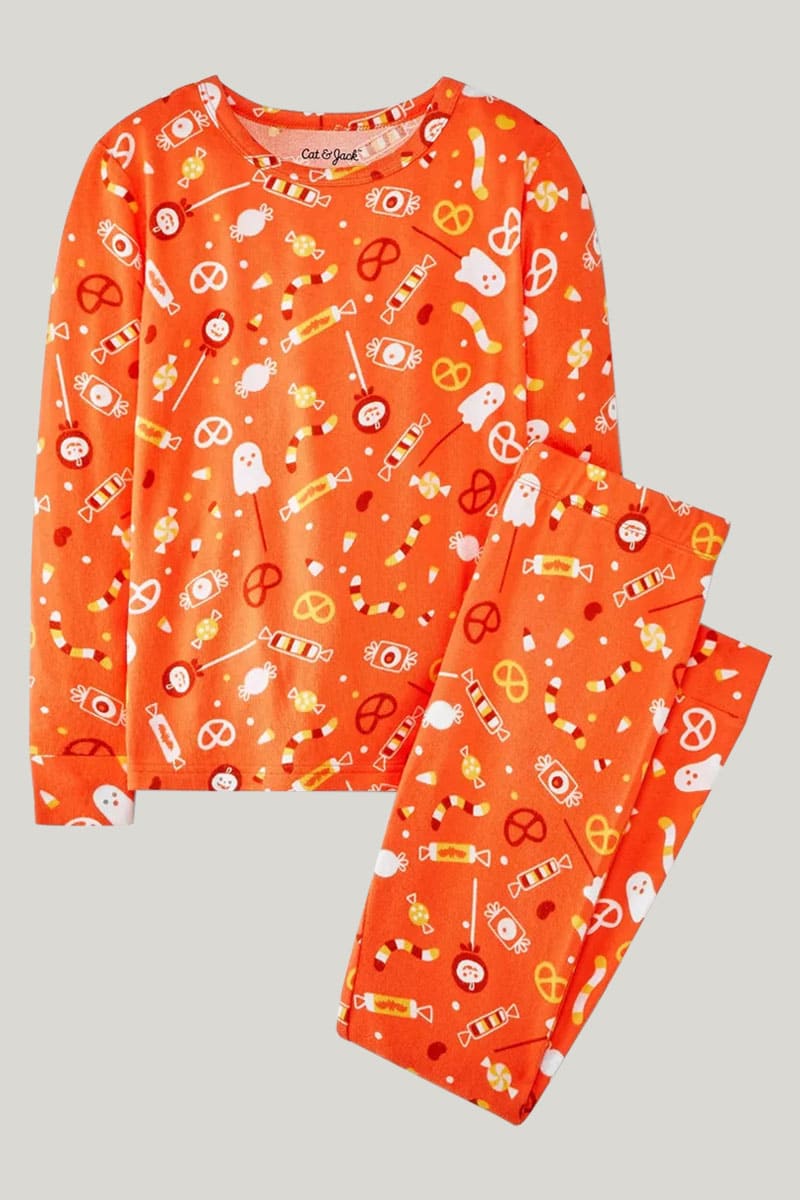 Children's Halloween pajamas 2-piece set,
