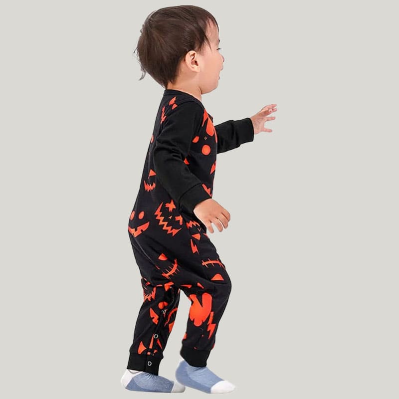 Family Halloween Matching Pajamas Set, Bamboo Fiber Halloween Pajamas Set Customization And Wholesale Manufacturer