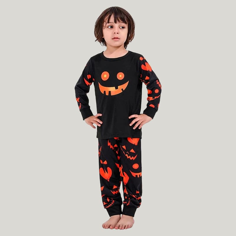 Family Halloween Matching Pajamas Set, Bamboo Fiber Halloween Pajamas Set Customization And Wholesale Manufacturer