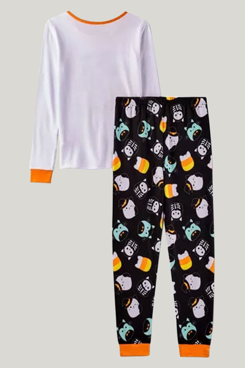 Children'S Halloween Pajamas 2-Piece Set, Bamboo Fiber Halloween Pajamas Set Customization And Wholesale Manufacturer