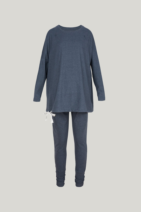 High Quality Long Sleeved Long Pants  Maternity Bamboo Pajamas Set