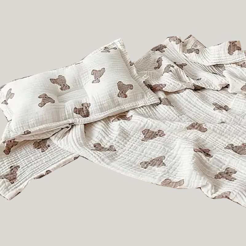 Allergy-free And Itch-free Infant Cotton Swaddle Comfy Cotton Gauze Blanket