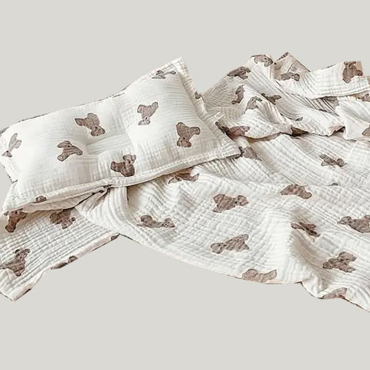 Allergy-free And Itch-free Infant Cotton Swaddle Comfy Cotton Gauze Blanket