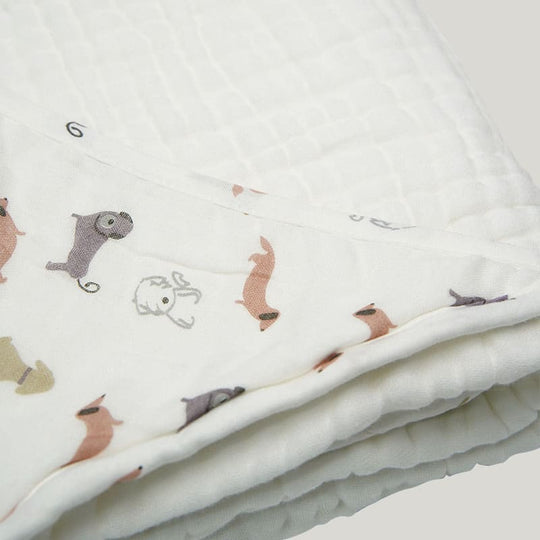 Skin-Friendly Pure Cotton Newborn Blanket Swaddle, Pure Cotton Yarn Baby Wrap-2311290433