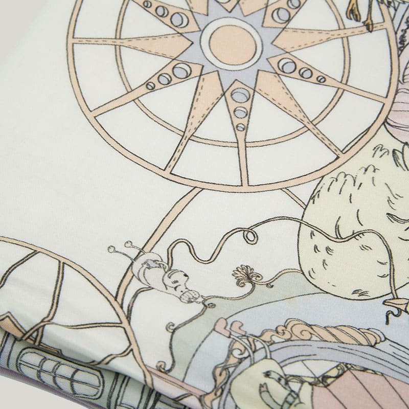 Soft And Breathable Bamboo Viscose Newborn Blanket Swaddle, Border Design Natural Bamboo Viscose MuslinFabric-2311290434