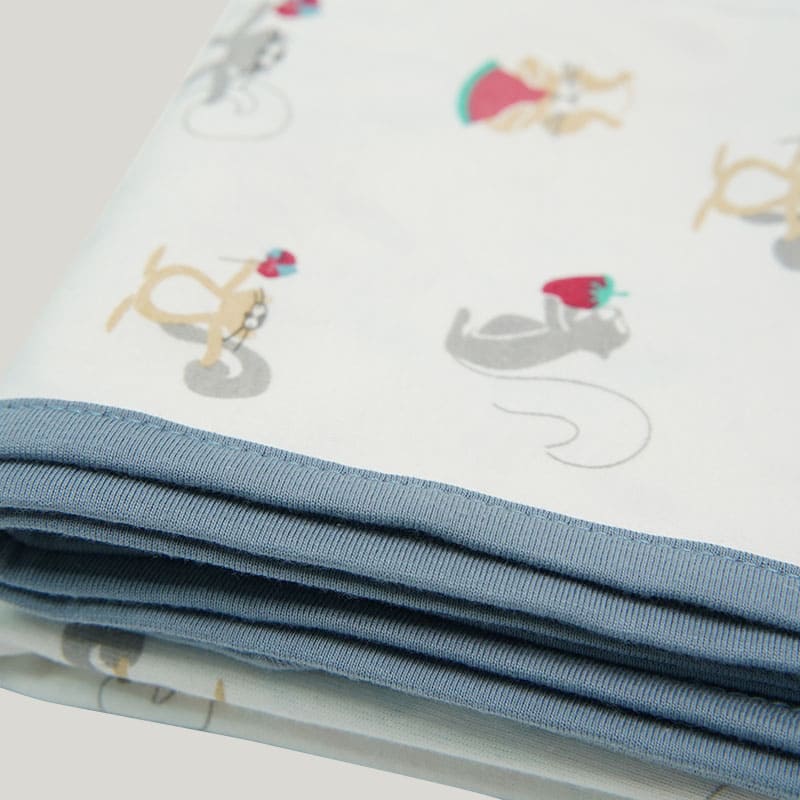 Skin-Friendly Pure Cotton Newborn Blanket Swaddle, Natural Bamboo Viscose Muslin Baby Wrap-2311290430