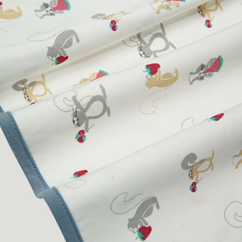 Skin-Friendly Pure Cotton Newborn Blanket Swaddle, Natural Bamboo Viscose Muslin Baby Wrap-2311290430