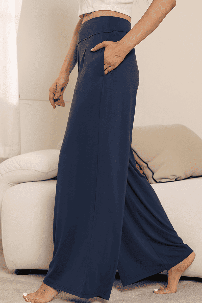 Ladies' Bamboo Straight-Leg Pajama Bottoms-2315500004