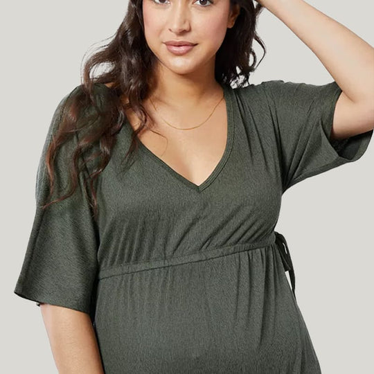 Soft And Comfortable Breathable Nursing & Maternity Onesie