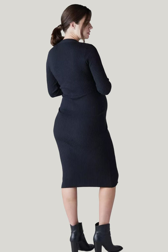Ribbed Maternity Nursing Clothes With Buttons