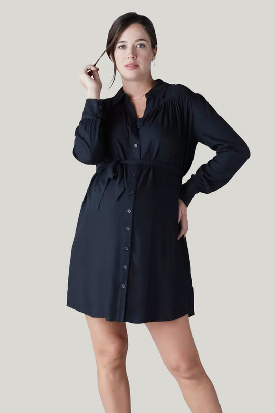 Fashionable Bamboo Fiber Birthing Gowns/Postpartum Gowns Convenient For Breastfeeding