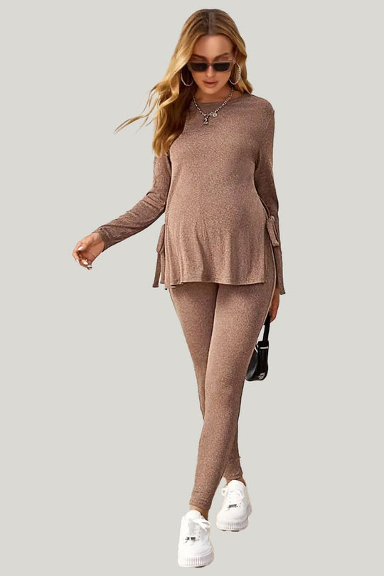 Soft And Comfortable Breathable Nursing & Maternity Pajamas Set