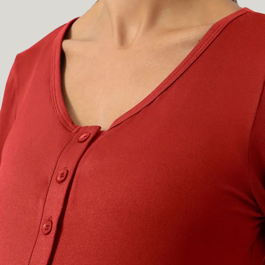 Skin-Friendly Soft Bamboo Fiber Maternity Pajamas Set
