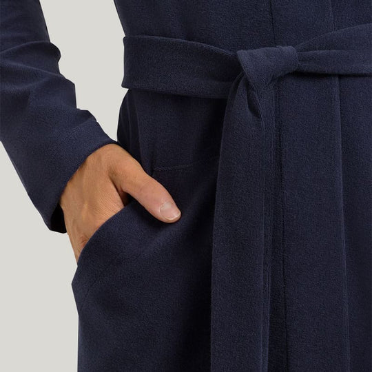 Bamboo Fiber Hooded Men'S Robes