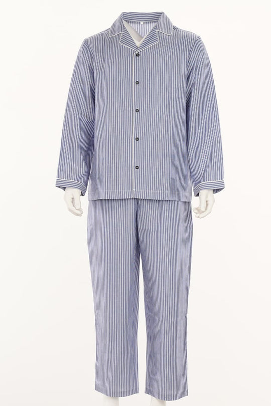 Men’S Woven Tencel-Linen Blend Striped Pajama Set Factory