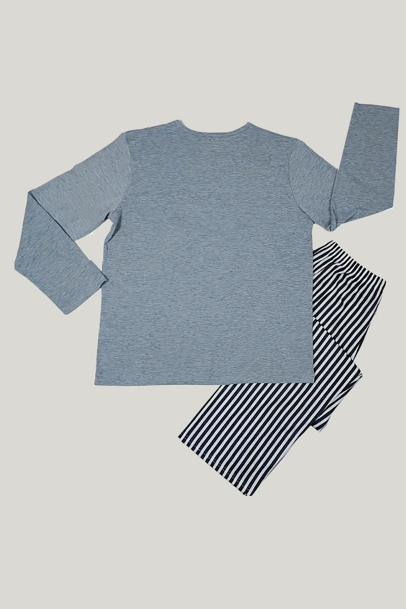 Classic Men'S Long-Sleeved Men's Bamboo PJ Shirt, Fine Workmanship Men'S Pajamas With Pockets