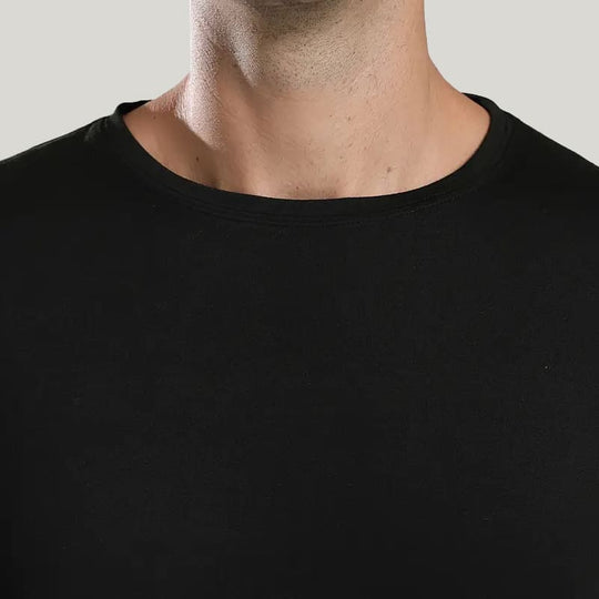 Classic Men'S Long-Sleeved Men's Bamboo PJ Shirt, Fine Workmanship Men'S Tops