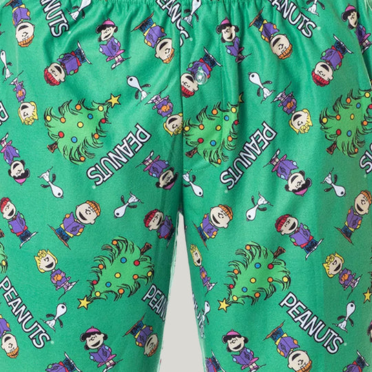 Men'S Christmas Long-Sleeved Trousers Pajama Set, Comfortable And Breathable Men'S Bamboo Fiber Sleepwear Set