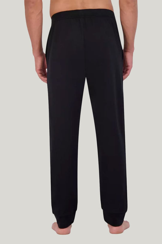 Men'S Long-Sleeved Trousers Pajama Set, Comfortable And Breathable Men'S Bamboo Fiber Sleepwear Set