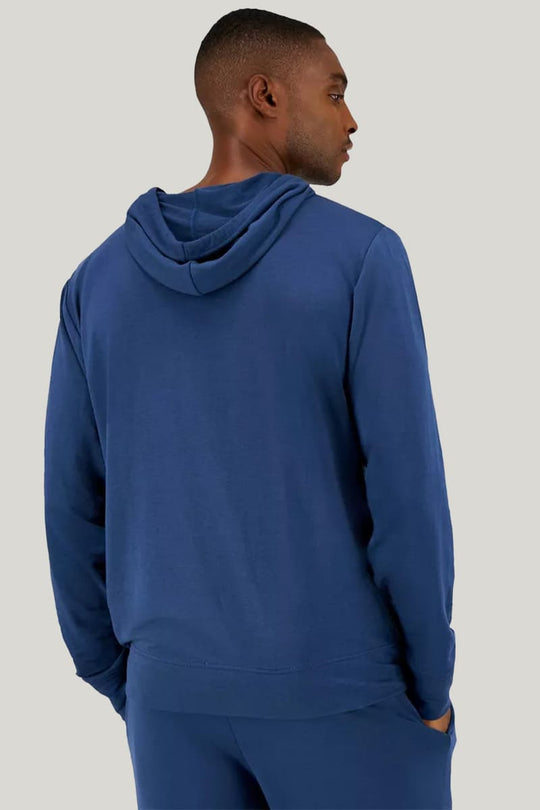 Classic Men'S Sportswear With Drawstrings, Bamboo Fiber Casual Men's Pajama Shirts
