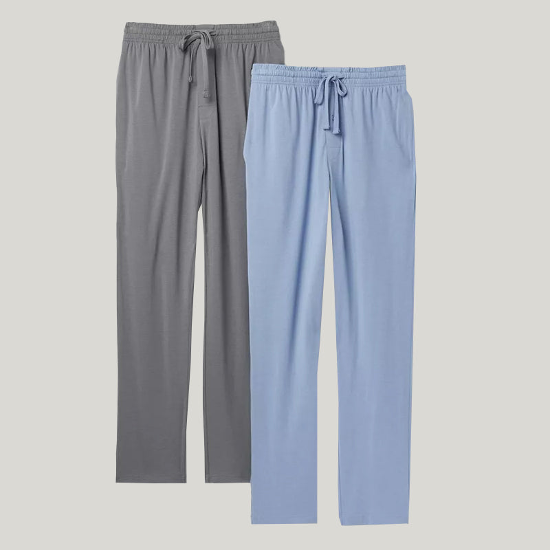 Soft And Comfortable Men'S Button Long Pajama Pants With Drawstring And Pocket Casual Pajama Pants