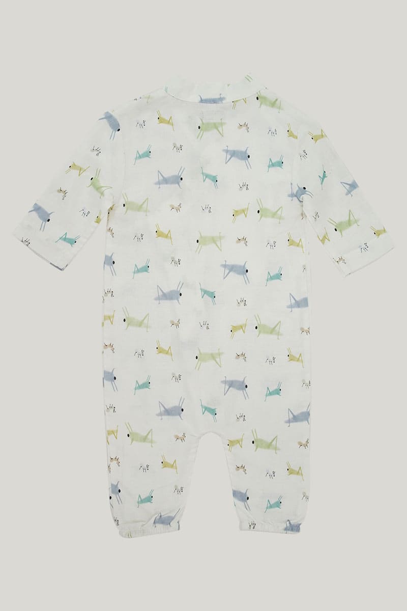 Muslin Bamboo Cotton Baby Rompers Design And Production Factory-2313810197