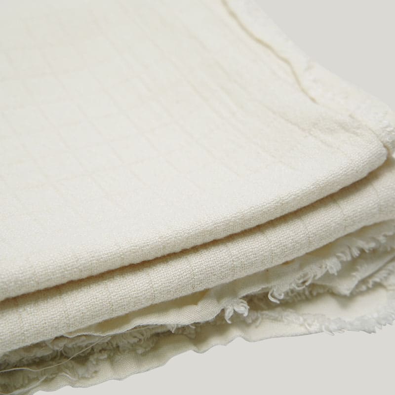 Skin-Friendly Pure Cotton Waffle Muslin Swaddle Blankets, Plain Natural Bamboo Viscose Baby Wrap-2411820021-1