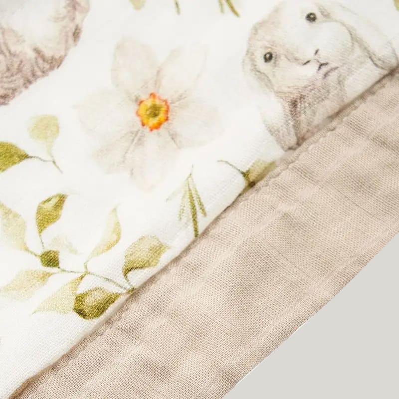 Warm And Pilling-resistant Newborn Organic Cotton Swaddle Comfy Cotton Gauze Blanket Customizable