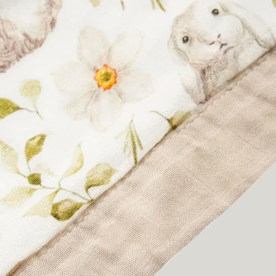 Warm And Pilling-resistant Newborn Organic Cotton Swaddle Comfy Cotton Gauze Blanket Customizable