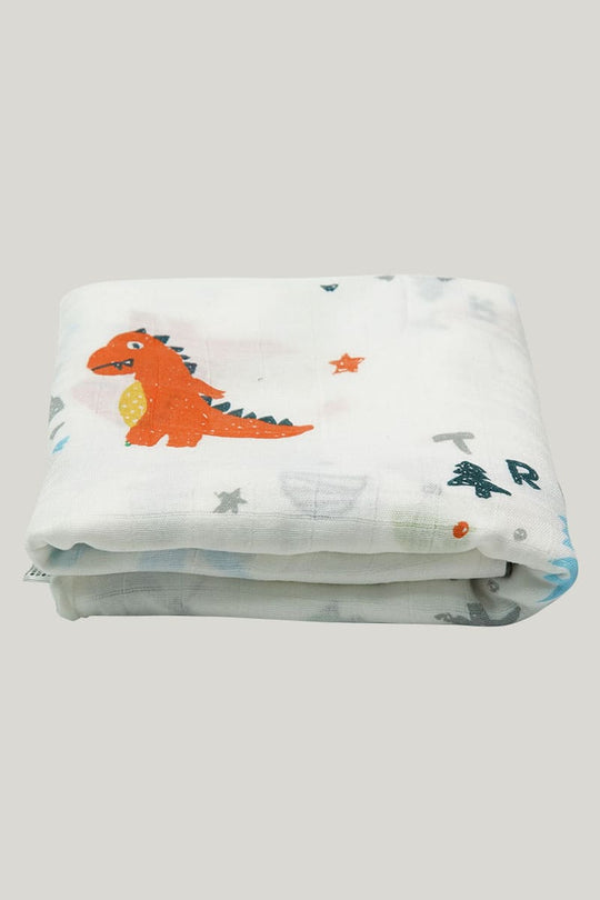 Skin-Friendly Pure Cotton Newborn Blanket Swaddle, Antibacterial Natural Bamboo Viscose Muslin Baby Wrap-2311290439