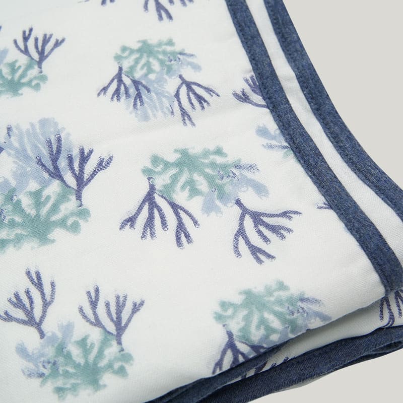 Skin-Friendly Pure Cotton Newborn Blanket Swaddle, Antibacterial Natural Bamboo Viscose Muslin Weave Baby Wrap-2311290440