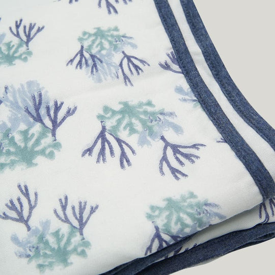Skin-Friendly Pure Cotton Newborn Blanket Swaddle, Antibacterial Natural Bamboo Viscose Muslin Weave Baby Wrap-2311290440