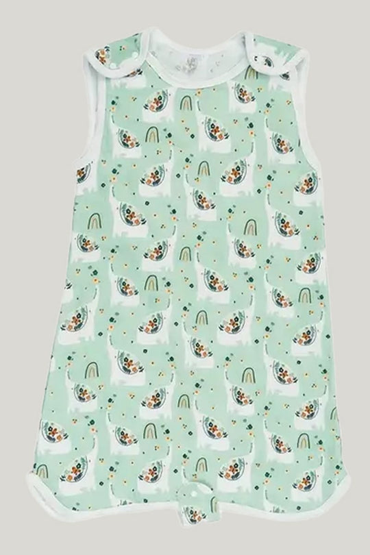 Organic Cotton Baby Swaddle Sleeveless Anti-Kick Design And Snap Closure