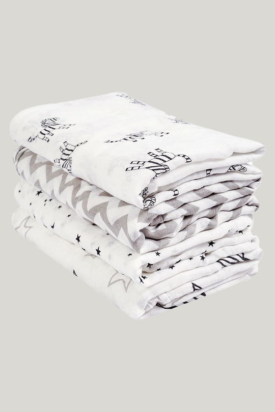 Organic Cotton Swaddle Blanket Comfy Muslin Wraps
