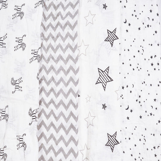 Organic Cotton Swaddle Blanket Comfy Muslin Wraps