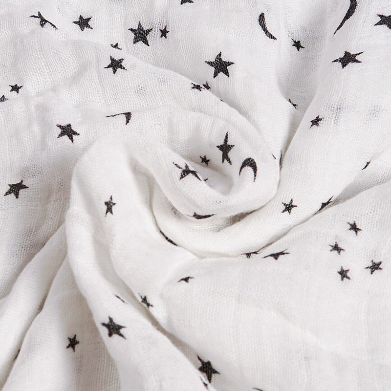 Organic Cotton Swaddle Blanket Comfy Muslin Wraps