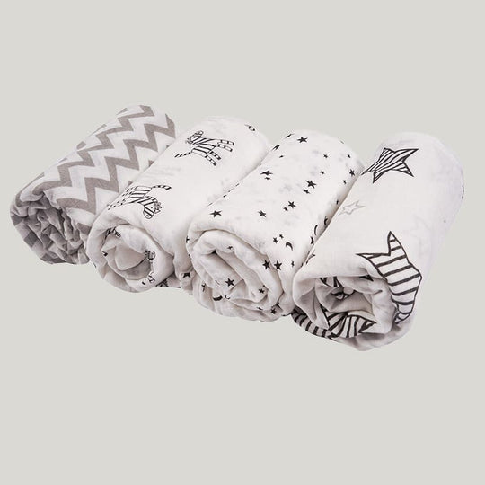 Organic Cotton Swaddle Blanket Comfy Muslin Wraps