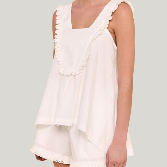 Wholesale Women'S Pure Cotton Cami Pyjamas Sets, Woven Babydoll Dress Vendors