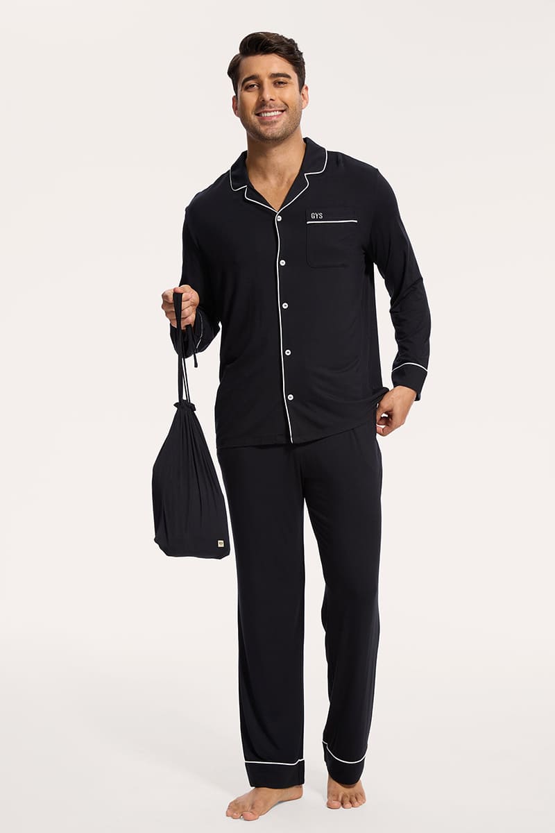 Piped Pajama Sets In Bulk,Custom Nighty Supplier
