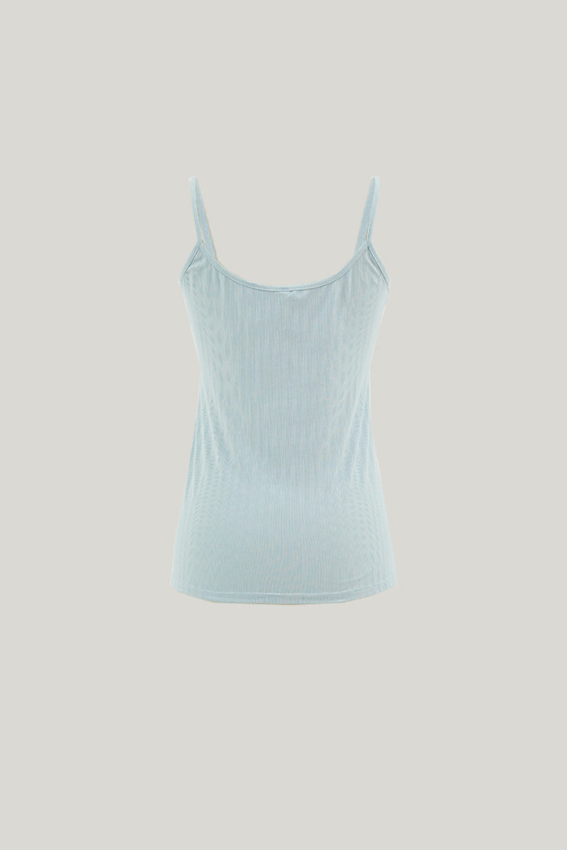 Pleated V-neck Women’s Knit Strap Tops Nightgown