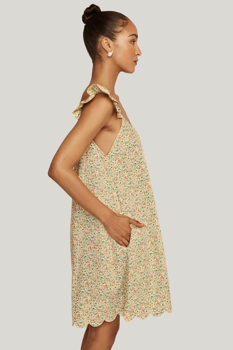 Private Label Girls Cotton Lounge Dress, Kids Printed Pajamas Wholesale Factory
