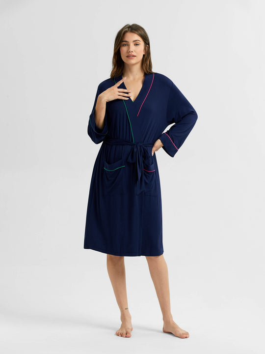 Private Label Bamboo Casual Robe Wholesale Supplier