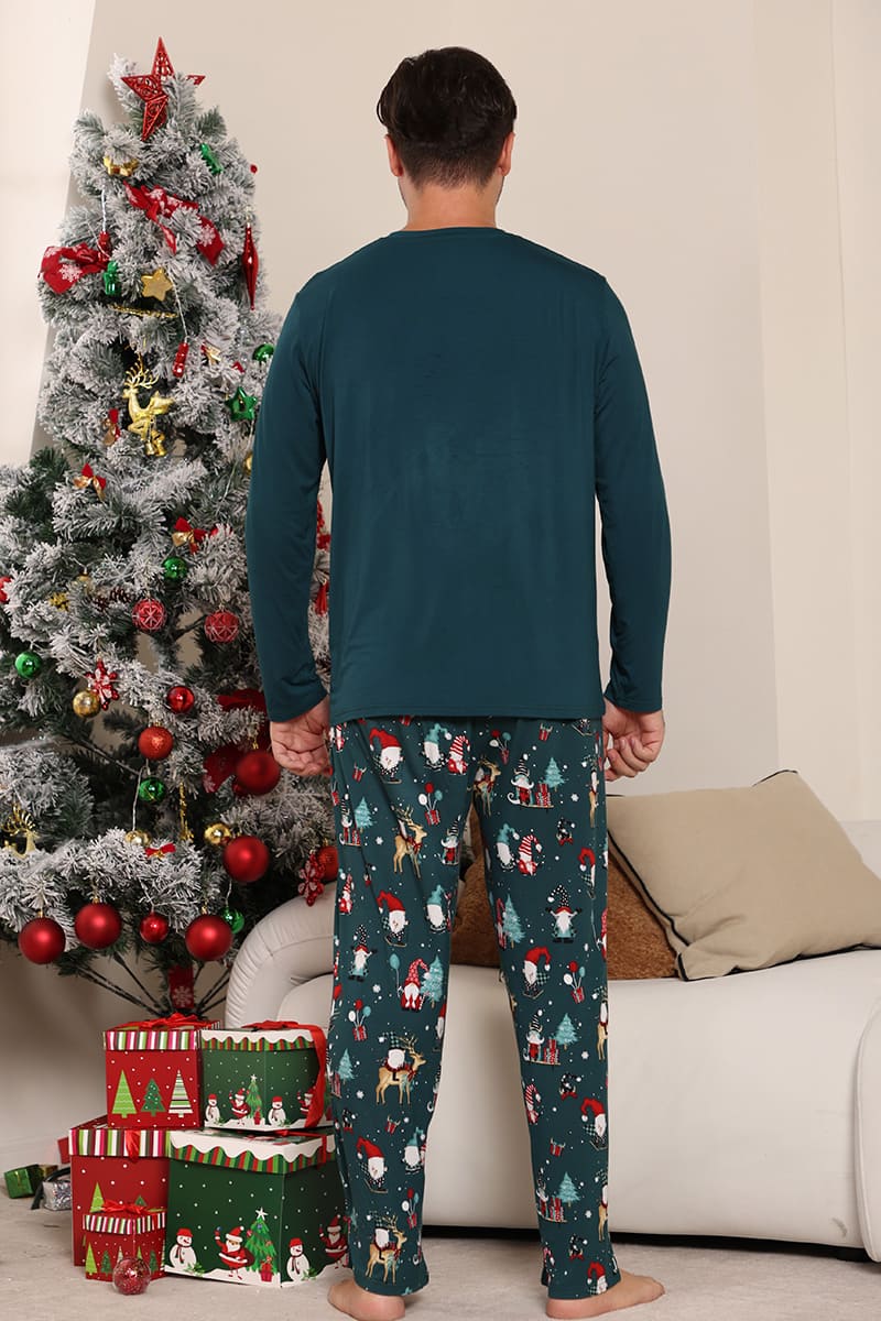 Private Label Bamboo Family Christmas Pajama Set-2411820086