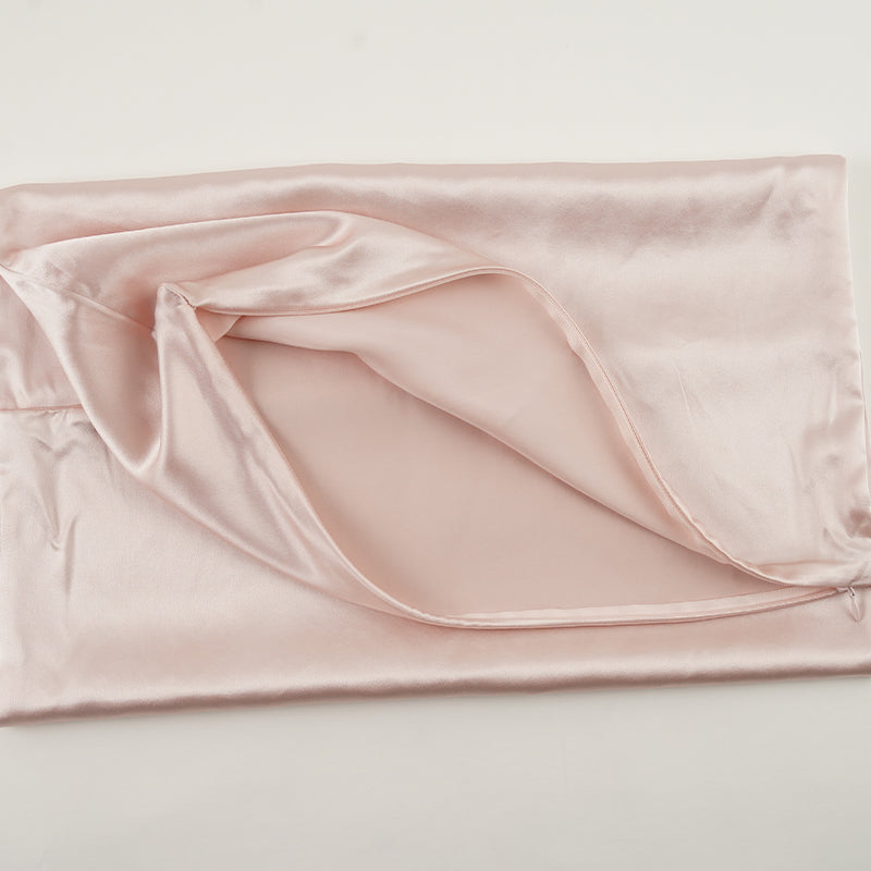 Private Label Luxury 100% Silk Charmeuse Sleepwear Woven Pillowcases
