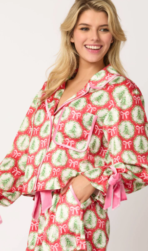 Private Label Bow Pajama Sets, Sweet Girls&