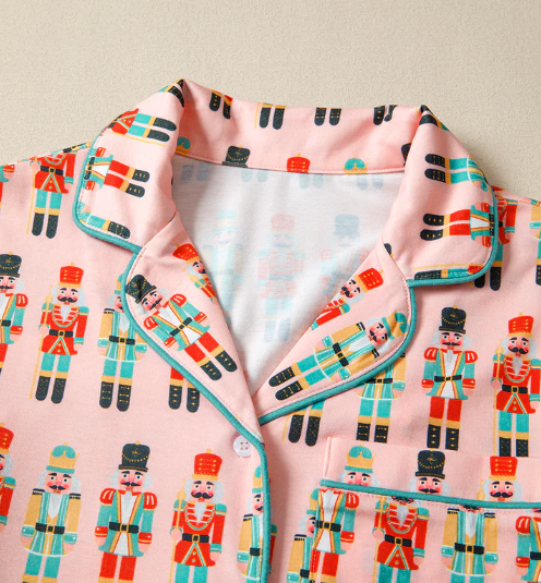 Private Label Christmas Pajama Shorts, Sweet Girls&