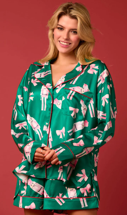 Private Label Christmas Pajamas with Shorts Supplier